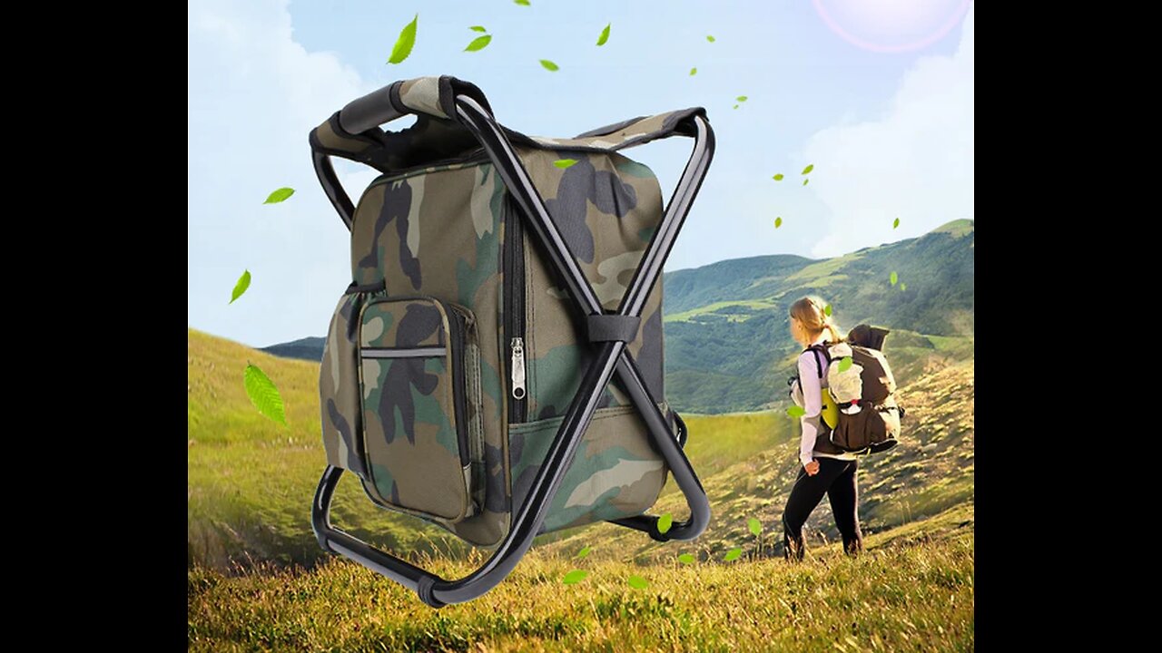 3-In-1 Portable Folding Chair -- Fall In Love With The Outdoors