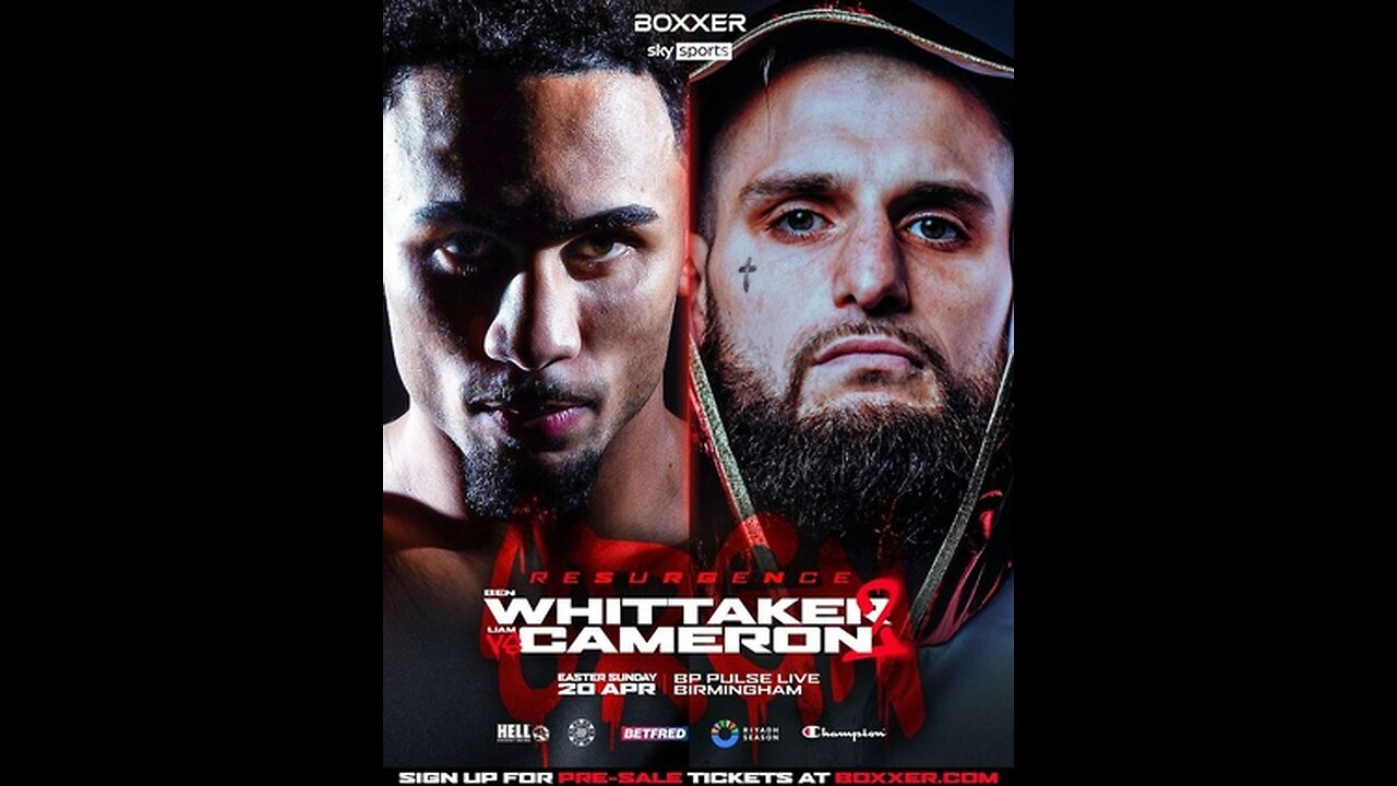 Ben Whittaker vs Liam Cameron II - Apr 20 2025 - BP Pulse Live, Birmingham, England