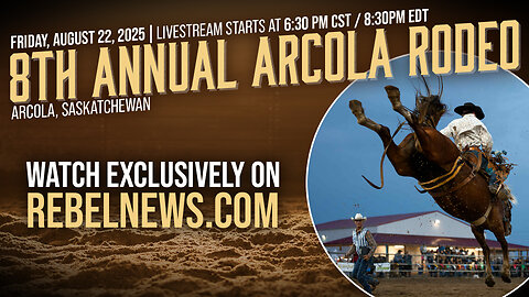 🔴 SPECIAL PRESENTATION | Arcola Roughstock Rodeo Livestream — 6:30 p.m. CST (8:30 p.m. EDT)