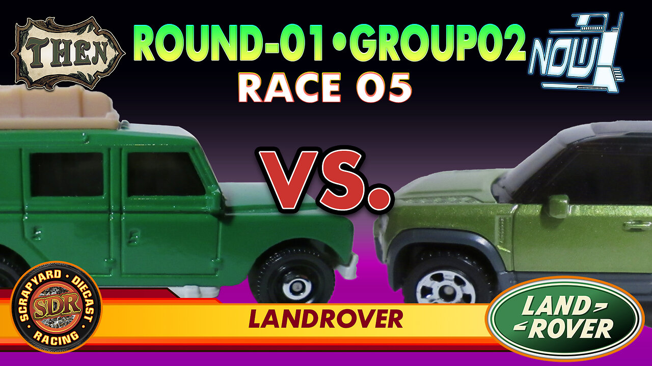 Land Rover Truck Racing | Race 05 Group 02 Rnd 01 | Then vs Now 3 | Hot Wheels Diecast Racing #new