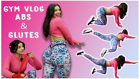 🍑🔥 Tightening the Core & Building a Booty | Real Gym Vlog with Aly Sorto