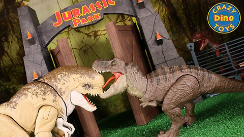 Jurassic World Rebirth Lab Lockdown Tyrannosaurus Rex Unboxed DREX 2025 Mattel Dinosaur Toys TREX