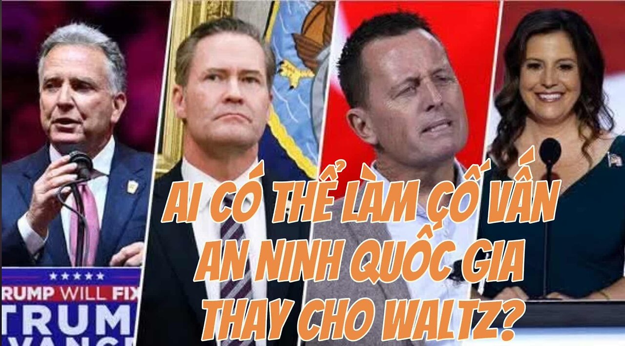 02/5/2025 AI CÓ THỂ LÀM CỐ VẤN AN NINH QUỐC GIA THAY CHO WALTZ?