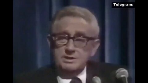 NWO: Henry Kissinger on staged chaos to launch new world order