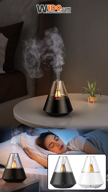 ✨ Essential Oil Diffuser with LED Light & Remote Control 🌿