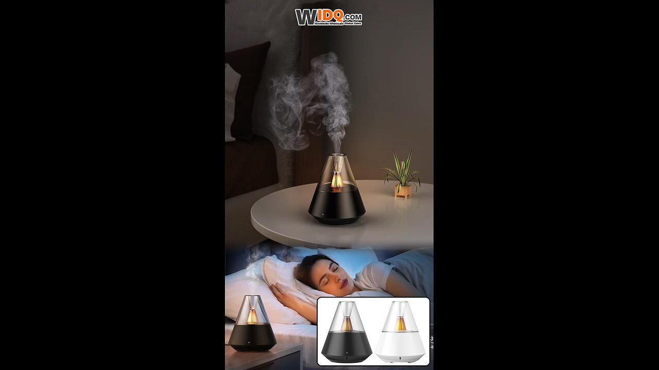 ✨ Essential Oil Diffuser with LED Light & Remote Control 🌿