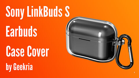 Sony LinkBuds S Ecarbuds Case Cover | Geekria