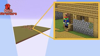We're STARVING in One-Structure Superflat - 1 Structure Superflat Challenge Ep2 Minecraft Livestream