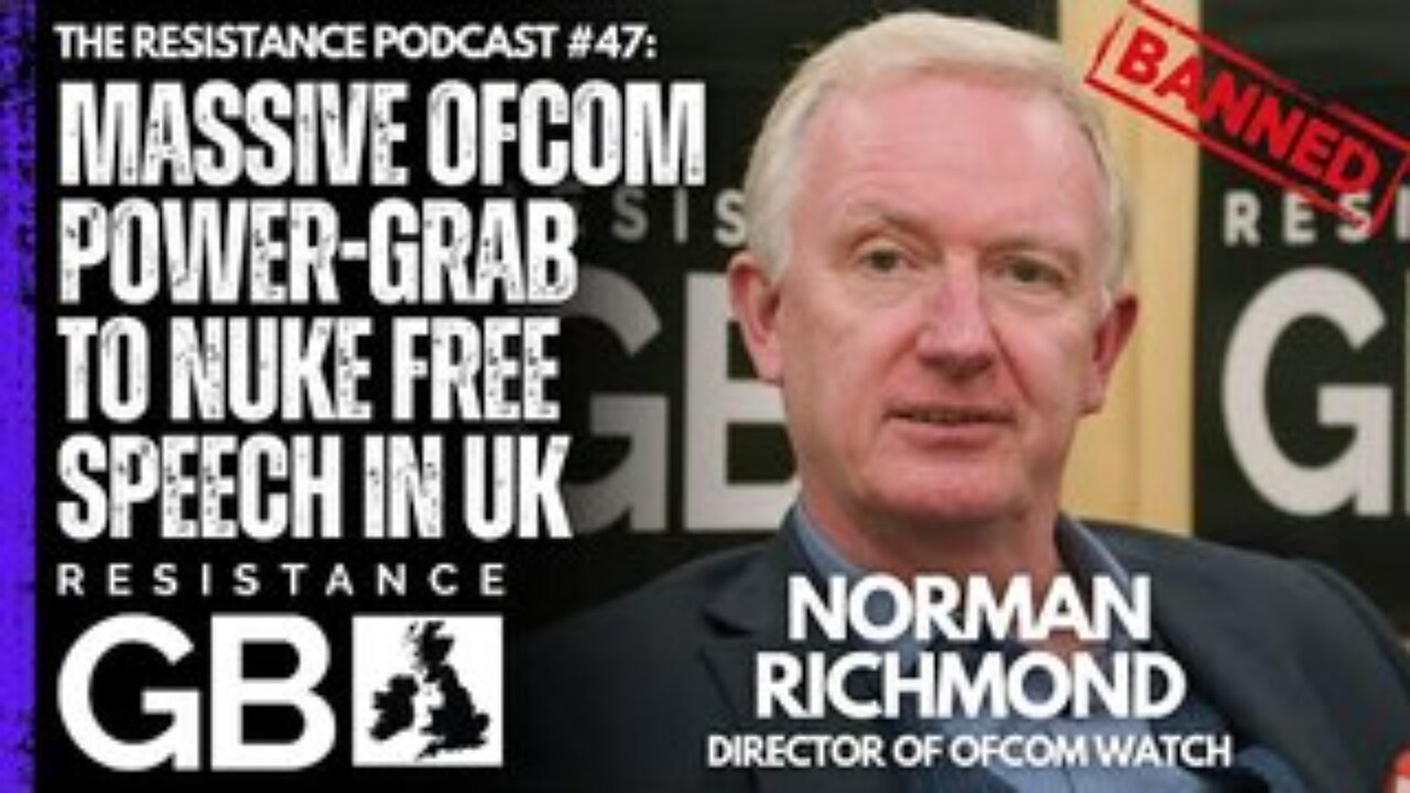The End of Free Speech Online? l Resistance Podcast #47 with Norman Richmond