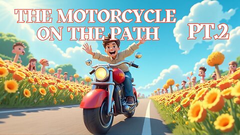 The Motorcycle on the Path Pt.2 🏍️🌳 | Fun Kids Transportation Song 🚦