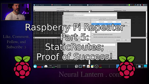 DIY Raspberry Pi Wi-Fi Repeater Part 5: Static Routes and Proof of Success