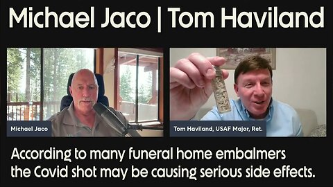 According to many funeral home embalmers the Covid shot may be causing serious side effects
