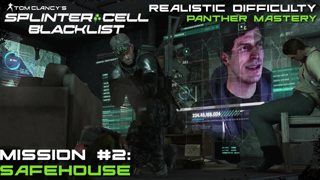 Splinter Cell: Blacklist - Mission 2: Safehouse |Panther Mastery (Realistic Difficulty)