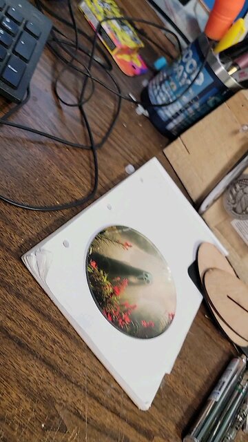 ghost face on acrylic