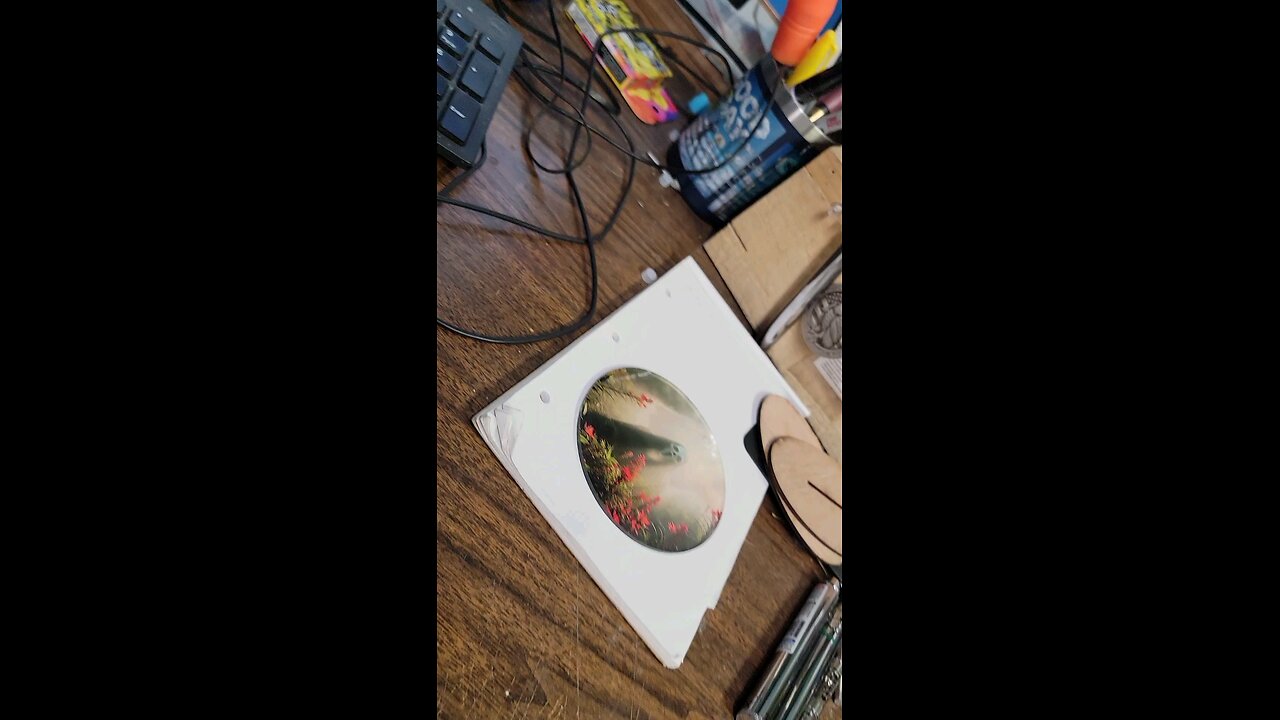 ghost face on acrylic