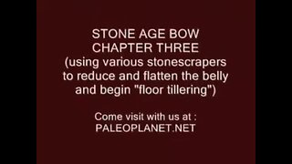 PRIMITIVE SURVIVAL, Stone Bow Making With A Shaving Horse 3