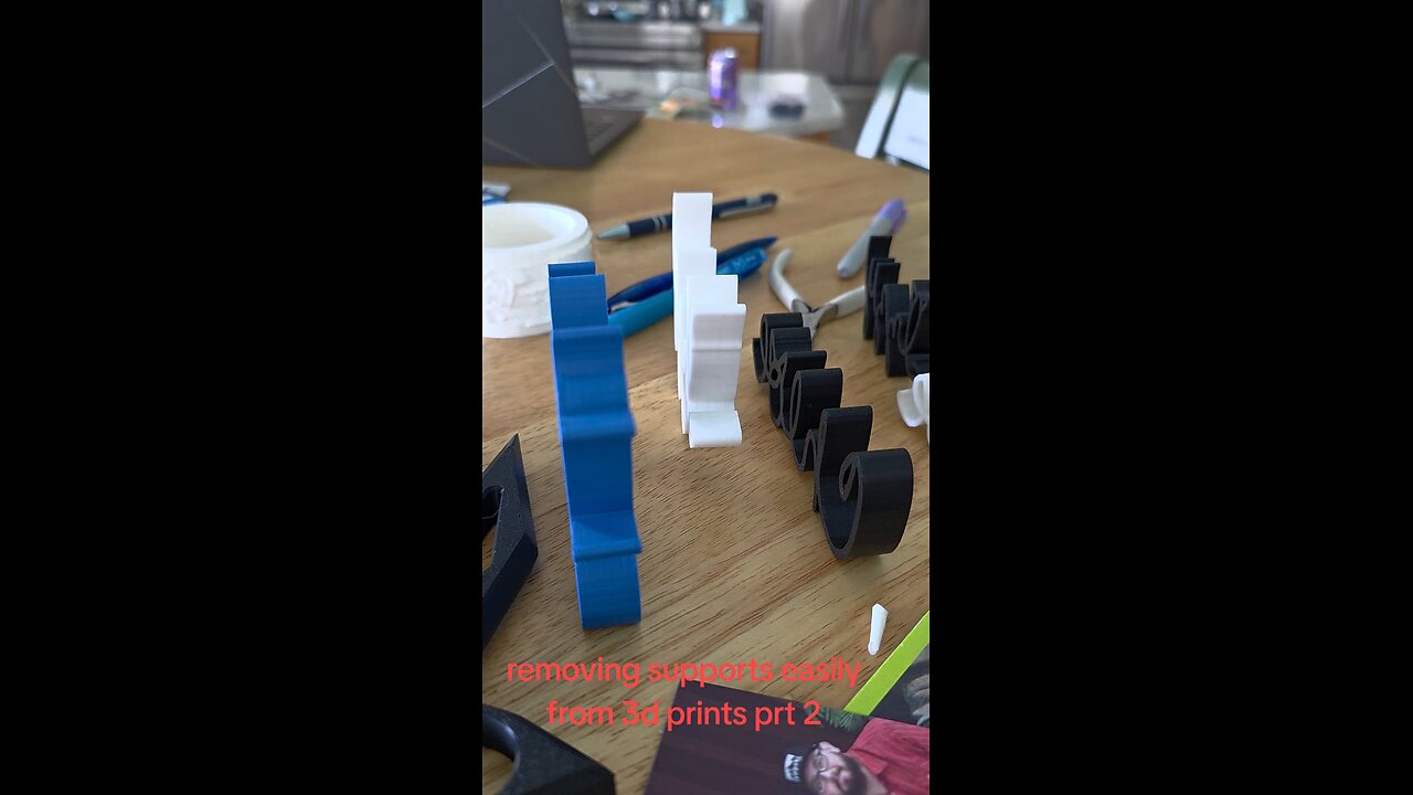 Removing supports quickly and easily from your 3d print. Part 2