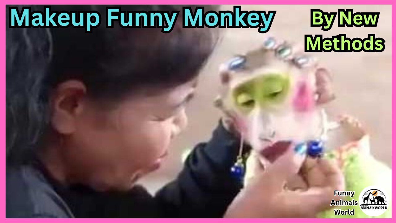 Makeup Funny Monkey By New Methods