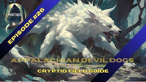 Monstrous Field Guide #26: Appalachian Devil Dogs