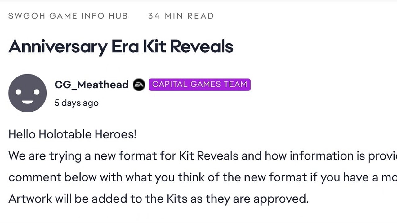My Thoughts On The New Kit Reveal Layout | I Do NOT Like This At All