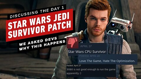 Star Wars Jedi - Survivor Day 1 Patch and Why These Are So Common