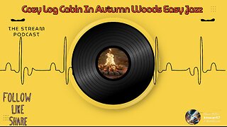 Cozy Log Cabin In Autumn Woods Outside Fire-pit .mp4