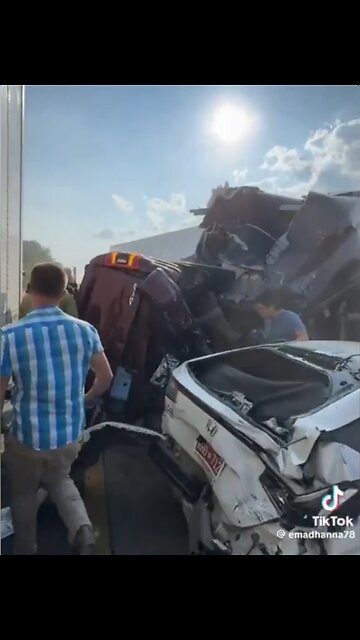 Illegal aliens, unvetted, unqualified, climbing behind the wheel of these MASSIVE death machines