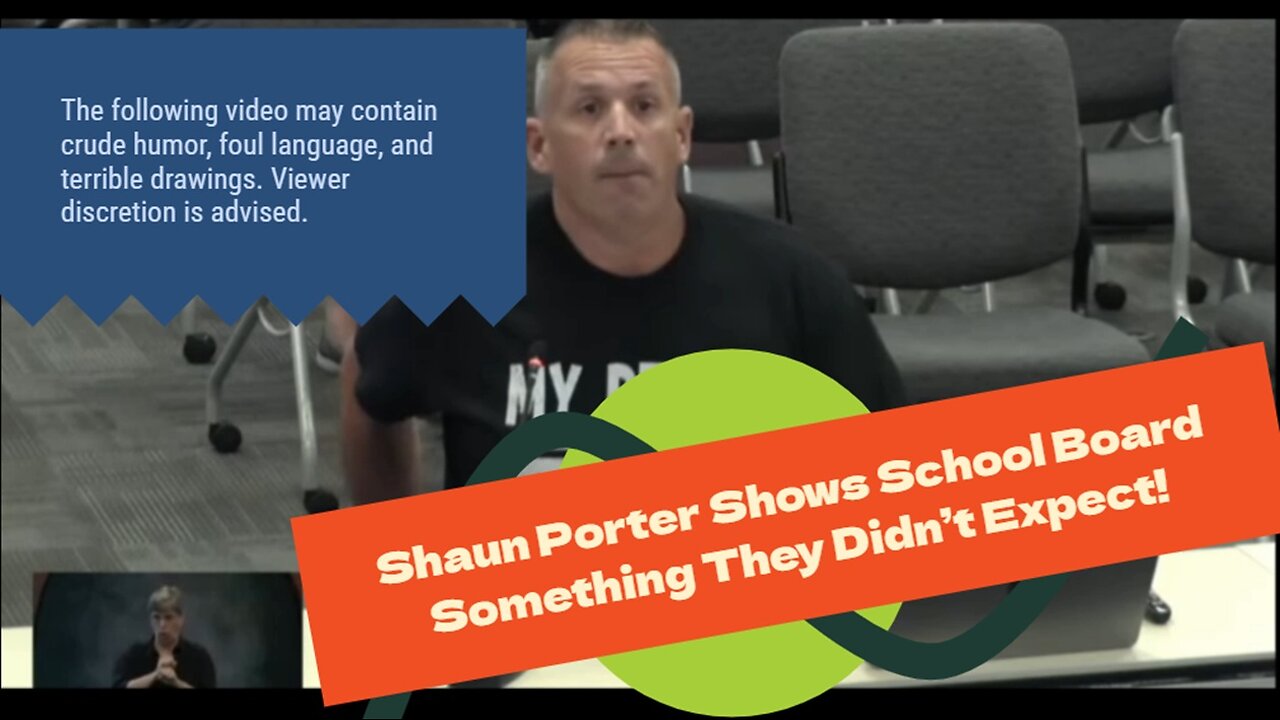 Shaun Porter shows School Board something they didn't expect!