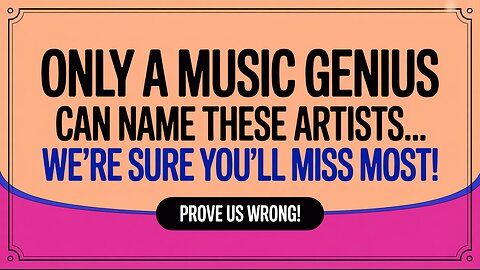 Music Quiz For Music Geniuses