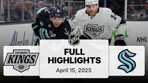 NHL Highlights | Kings vs. Kraken - April 15, 2025