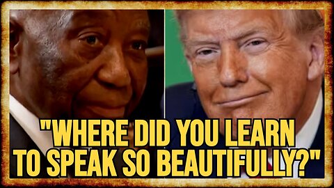 Trump SHOCKED President of English Speaking African Country Speaks English