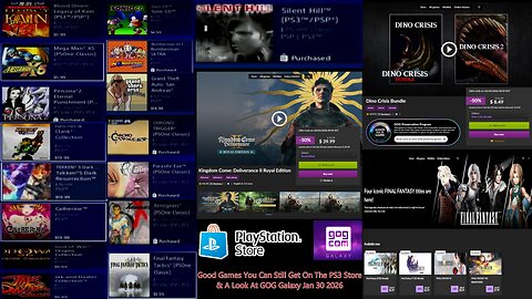 Good Games You Can Still Get On The PS3 Store & GOG Galaxy Jan 30 2026