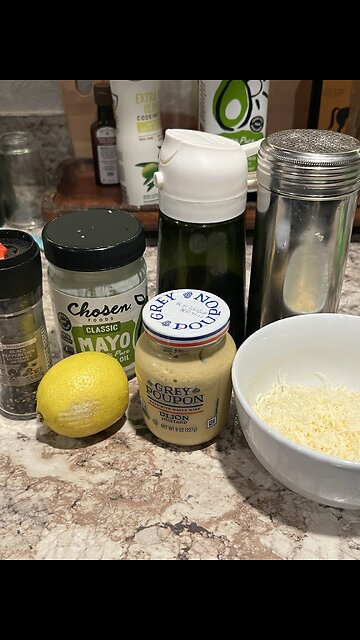 Homemade Caesar Dressing. Make it, and you won’t regret it, if you’d regret….,,,😄