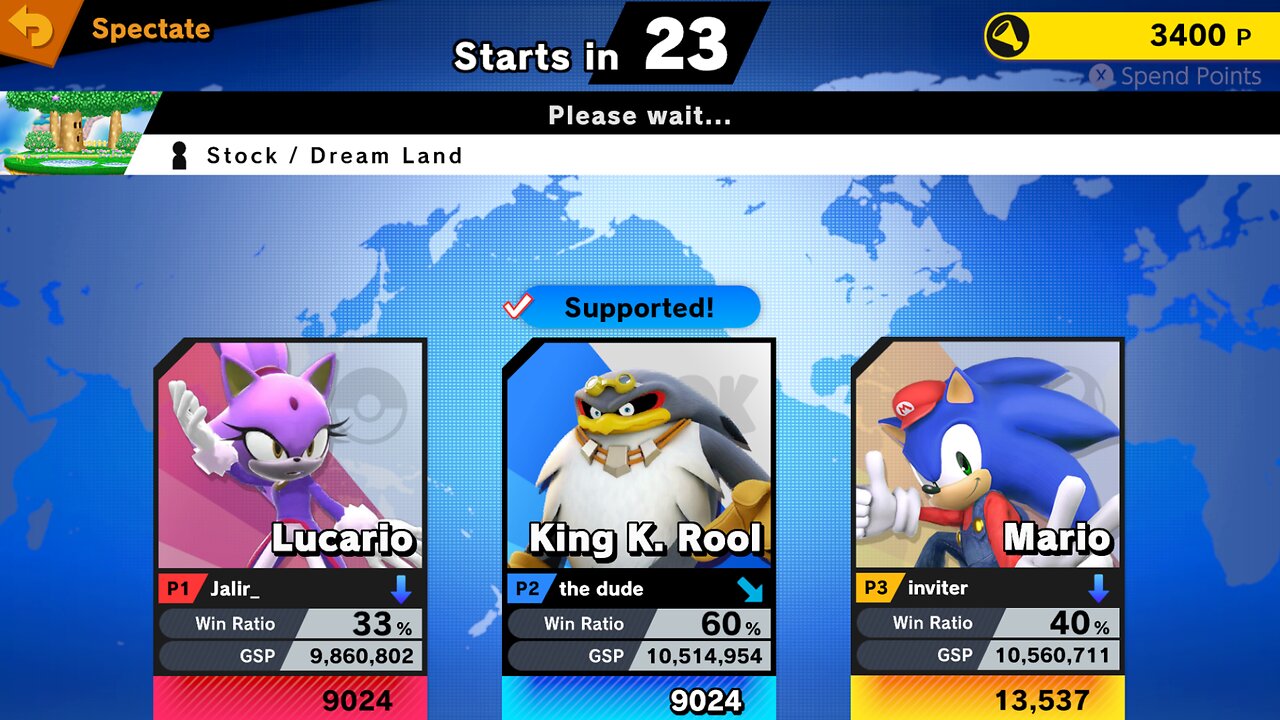 SSBU Online Spectator Mode with Special Characters Quickie 7/26/25