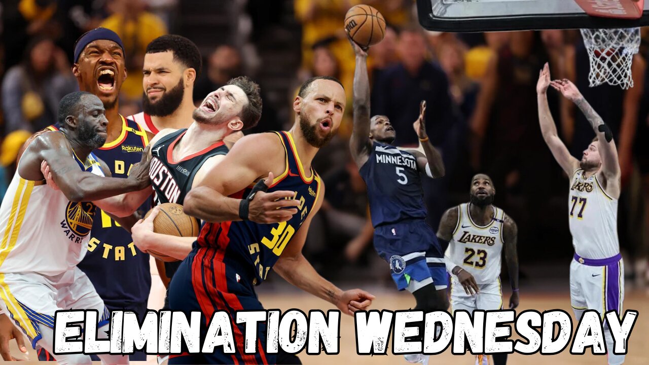 Lebron James FINAL Game Of Career | Warriors Onto Next Round | Elimination Wednesday | Live Reaction