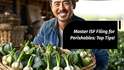 Maximize the Success of Importing Perishable Goods with Effective ISF Filing!