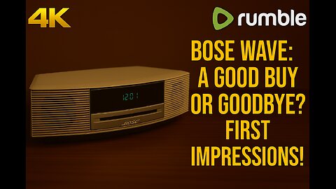 "🔊 Bose Wave: A Good Buy or Goodbye? First Impressions! ✨"