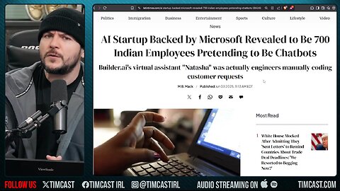 AI Company EXPOSED As 700 INDIANS And NOT Chatbots, Hilarious CRASH Of Billion Dollar Company
