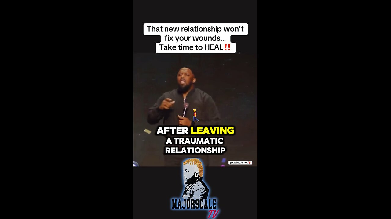 Rushing into another relationship 👩🏽🤝👨🏿🏃🏾♂️🏃🏽♀️💨 #preaching #dating #relationships #majorscaletv