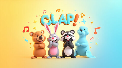 Clap Your Paws! 🐾 | Fun Animal Clap Song for Kids