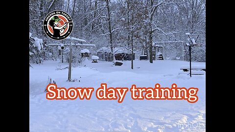 Snow dry fire training