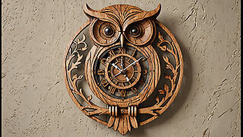 Owl Clock Mechanical Time - Step 14 (Wood Craft)