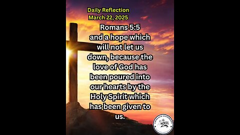 Daily Reflection March 22, 2025