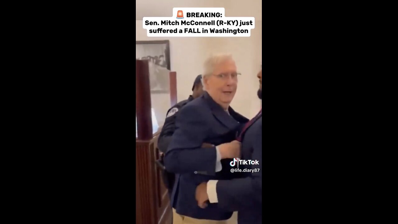 Mitch McConnell (R-KY) just suffered a FALL in Washington