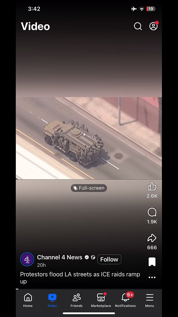 Channel 4 news 08/06/2025 LA protesters, ICE