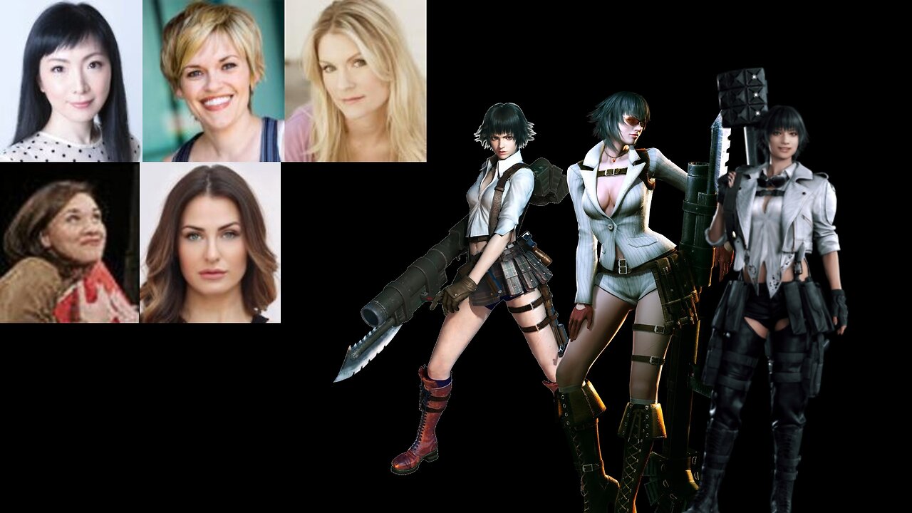 Video Game Voice Comparison- Lady (Devil May Cry)