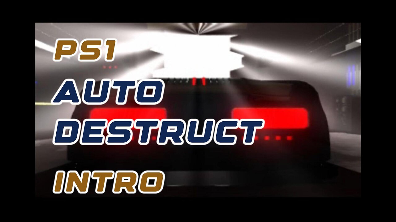 PS1 Intro - Auto Destruct Vengeance Drive Cinematic