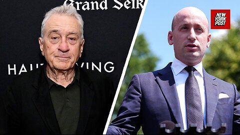 Robert De Niro Slams Stephen Miller — Who is Jewish — as a 'Nazi' in MSNBC Rant