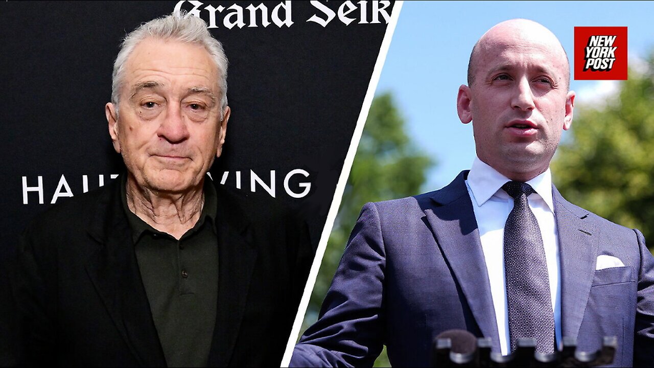 Robert De Niro Slams Stephen Miller — Who is Jewish — as a 'Nazi' in MSNBC Rant