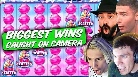 BIGGEST CASINO WINS CAUGHT ON CAMERA: TOP 10 (xQc, Trainwreckstv, Roshtein)